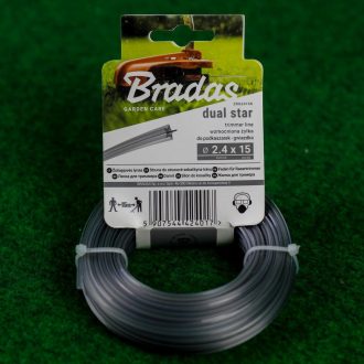   Fűnyíró Damil 2,4mm Csillag Bradas Dual Star ZRG2415K - 15m/db