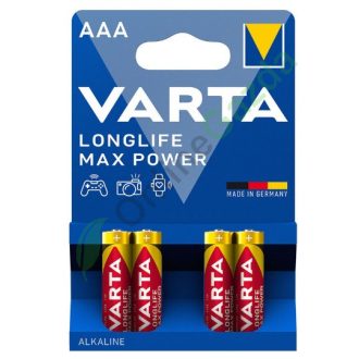 Varta Mikro Elem Tartós AAA Longlife Max Power Alkáli