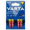 Varta Mikro Elem Tartós AAA Longlife Max Power Alkáli