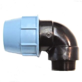   Könyökidom KPE 20X1/2" Külső menetes (Unidelta) - db