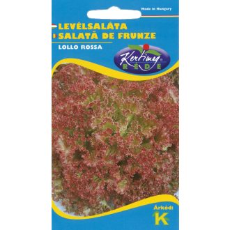 Saláta Tépősaláta Lollo Rossa Rédei - 2g