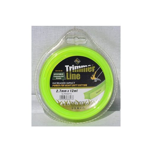 Fűnyíró Damil 2,7mm Négyszög Trimmer Line PKSQ2712 - 12/db