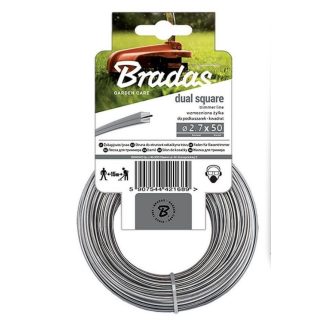   Fűnyíró Damil 2,7 Négyszög Bradas Dual Square ZRK27050K - 50m/db