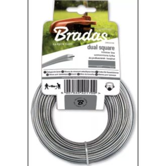   Fűnyíró Damil 2mm Négyszög Bradas Dual Square ZRK20050K - 50m