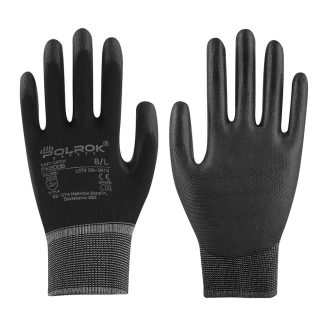 Kesztyű Polrok PK 600 B PU Fekete - Pár