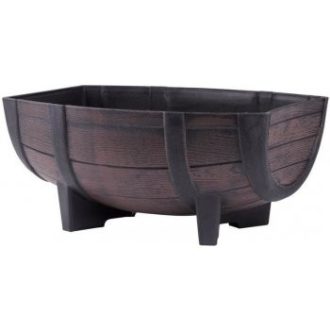 Virágláda hordó alakú 41x29x19 cm Strend Pro 256804 - db