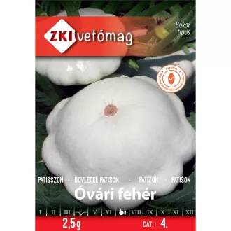 PATISSZON ÓVÁRI FEHÉR ZKI - 2,5g.