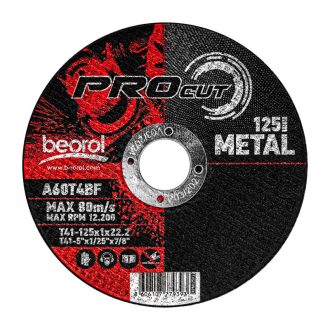 Vágókorong Beorol RPM125x1 125*1*22.2mm Fém - db
