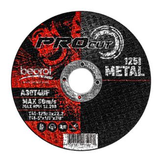 Vágókorong Beorol RPM125x3 125*3*22.2mm Fém - db