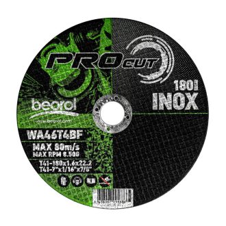 Vágókorong Inox 180x1.6x22.2mm Beorol RPI180 - db