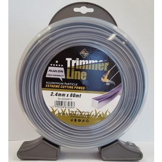 Fűnyíró Damil 2,4 Négyszög Trimmer Line AZQ24P10 - 80m