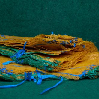 Raschel zsák 40 cm * 60 cm (Sárga-arany) - 100 db