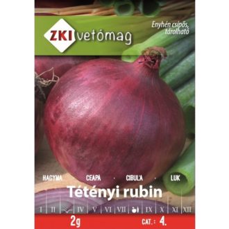 Vöröshagyma Tétényi Rubin ZKI  - 2g