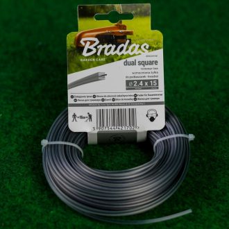   Fűnyíró Damil 2,4mm Négyszög Bradas Dual Square ZRK2415K - 15m/db