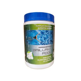   Uszoda-Mini Kombi Klór Tabletta 20g. Brillant Pool UVC-701B - 1kg