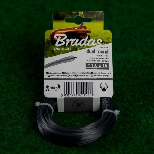Fűnyíró Damil 1,6mm Kör Bradas Dual Round ZRO1615K - 15m/db